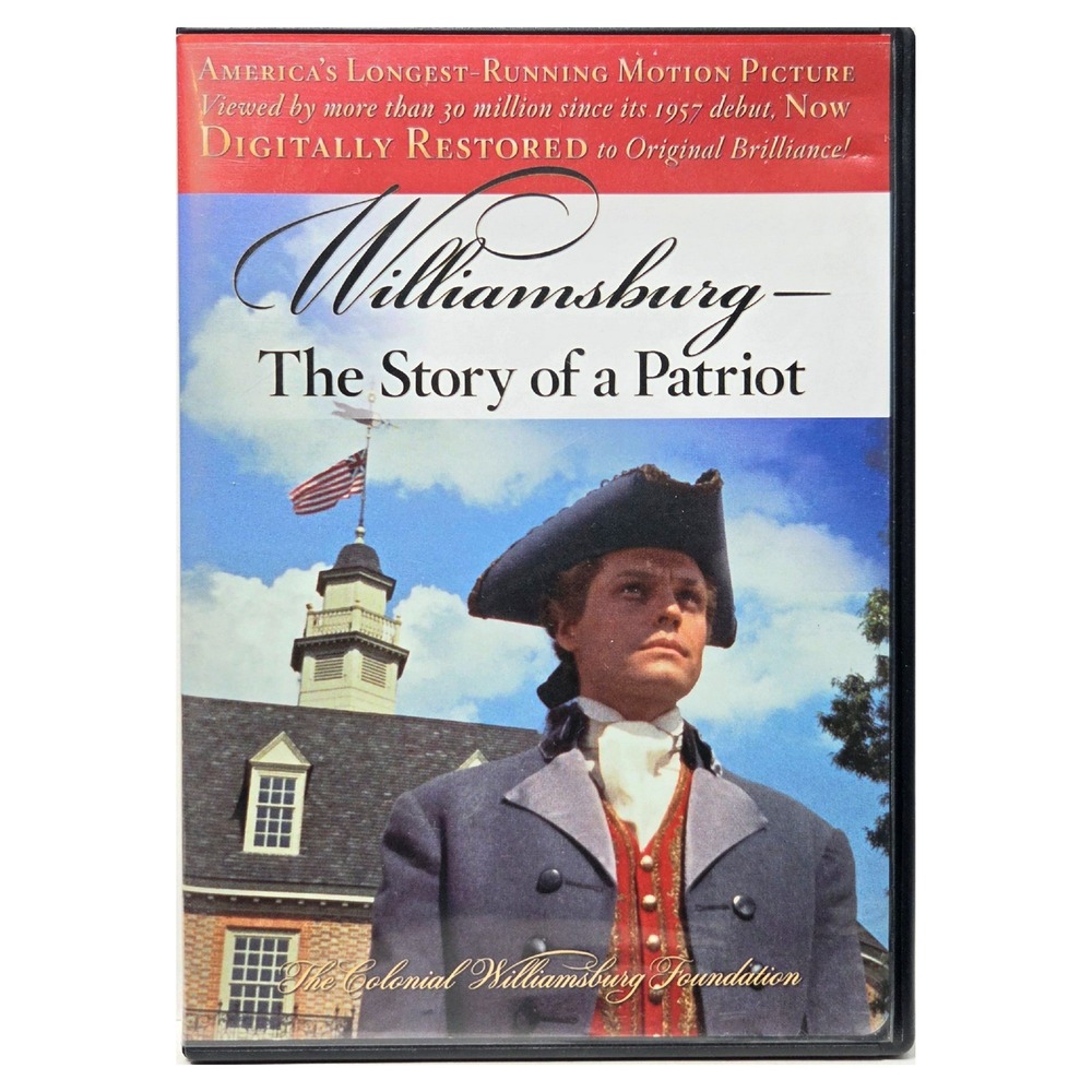Williamsburg The Story Of A Patriot DVD 2004 Digitally Restored Excellent Film